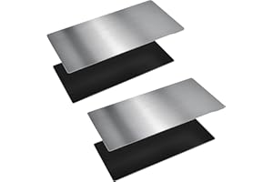 HIKUDIY 2PCS Flex Build Plate, Placa Flexible de Acero para Resortes Flex Bed y Plataforma Base Magnética para Impresora 3D de Resina Anycubic Photon Mono 4/Mono 4 Ultra