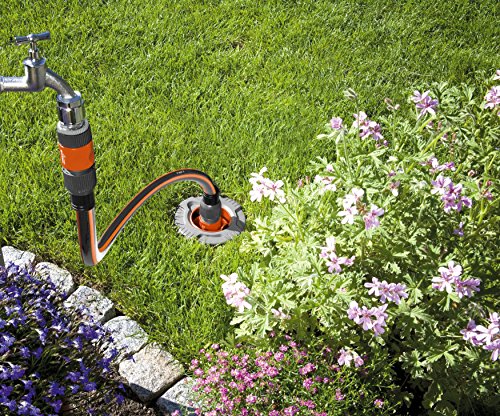 Gardena 2713-20 Anschlussgarnitur Profi System 3/4″, Schlauchadapter mit Schnellkupplungen, mit Hahnstück (Schlauchlänge 2m, Schlauchdurchmesser: 19mm 3/4″,Schlauch: Classic) - 2