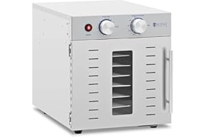 Royal Catering RCDA-800/23S Déshydrateur alimentaire 800 W 8 étagères Sèche alimentaire Déshydrateur professionnel