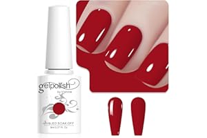 Vishine 8 ml Smalto gel semi-permanente, colore rosso scuro, soak off UV LED, nail art manicure salone fai da te L260