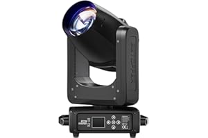 BETOPPER Teste Mobile 260W Luci Discoteca DMX 12CH, 14 GOBO 8 Facce 13 Colori COB, per DJ Nightclub Matrimoni Eventi Festa Bar (1 pz)