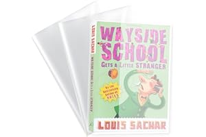 YEWSEAS 10 Stück Buchumschläge aus Kunststoff, transparent, verstellbarer Buchschutz für Schulen, Bindungen und Pässe, Größe B5 (190 x 260 mm), langlebig, wasserfest und selbstklebend