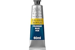Winsor & Newton SG Education GAL 2120541 Full Range of Galeria Acrylic, 60 mL Tube, Prussian Blue