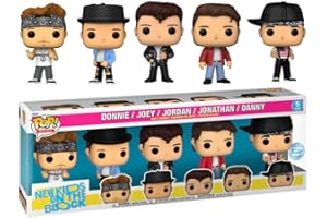 Funko New Kids on the Block Band 5-Pack Pop! Vinyl Figures (Multicolor, Staged Chibi, 6.5 inches height)