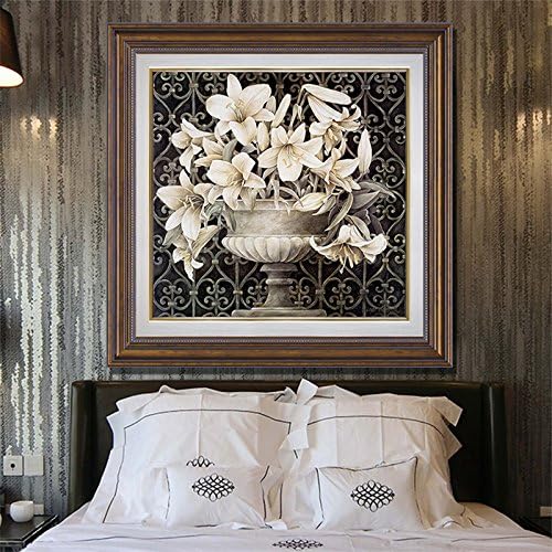 Patined American Style Porch Decoration Drawing Vertical Version Of Living Room Art,60X60 (Single)