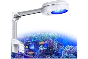 PopBloom WiFi LED Acquario Marino 60W, Lampada Acquario Marino a Spettro Completo per acquario di pesci SPS/LPS, L'APP supporta l'italiano