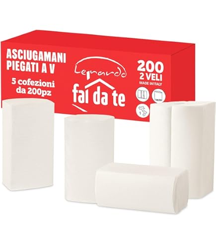 Asciugamani Carta Premium 240 480 Pezzi 240 O 480 Asciugamani Di Carta Pieghevoli A C - Qualit&agrave; Premium, Singolo Strato, Per Ristoranti E Uffici Tessuti Piegati A C Premium