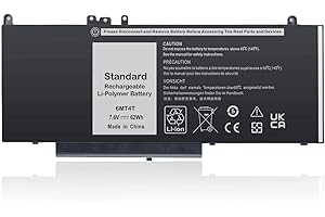 OYOMBA 6MT4T Batería de Portátil Compatible con el Portátil DELL Latitude 14 5470 E5470 15 5570 E5570 Precision 15 3510 M3510 Series de Repuesto para 7V69Y TXF9M 79VRK 07V69Y 0HK6DV 079VRK 0TXF9M