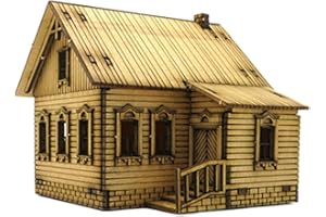 rockible 1/72 Kits de construction de maquettes de maison Scène d'architecture Scène d'architecture pour table de sable, Style un