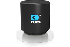 DK MEDICAL CURVE - Innovativer Luftreiniger mit Granulat - Entfernt 99% Keime und Gerüche - Für Auto, KFZ, LKW, Camper, Zuhause - Ohne Strom und geräuschlos - Metal Black