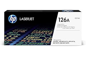 HP Tambour 126A, CE314A, Original, 14 000 Pages en Noir, 7 000 Pages en Couleur, Compatible avec Les imprimantes HP Laserjet CP1025 et CP1025nw, Noir