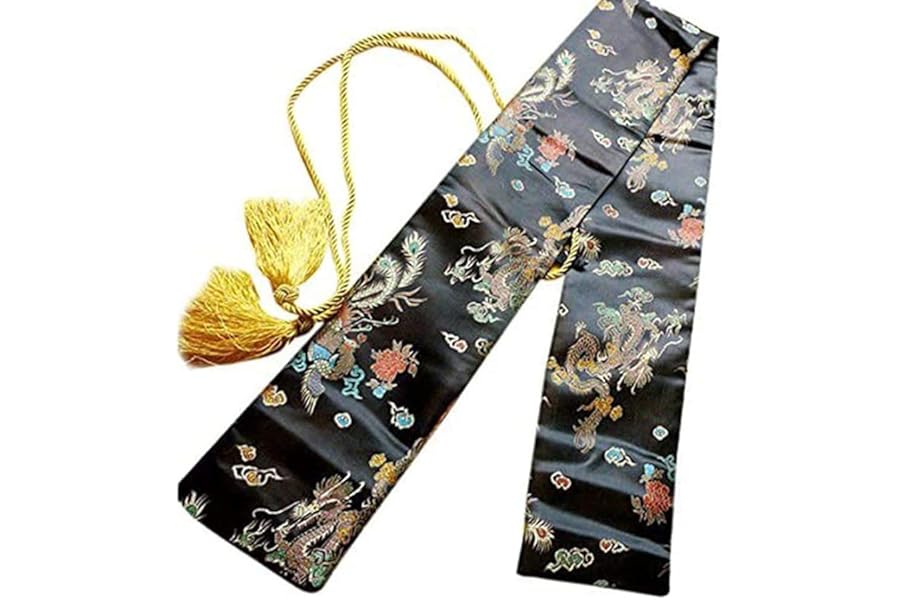 GOONSDS Sword Bag Silk Katana Sword Carrying Bag Case for Japanese Samurai for Japanese Katana, Wakizashi And Chinese Tai Chi Swords,W
