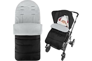 ENMAYODE Cosytoes Footmuff,Baby Universal Footmuff Sleeping Bag with Adjustable Side Zips and Waterproof/Windproof Toddler Footmuff,Warm Cuddly Weather Resistant Baby Stroller Footmuff Fits Most Pushchair