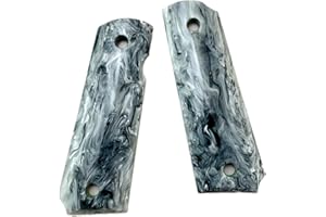 Aibote 1911 Pistolengriffe Marmormuster Acryl benutzerdefinierte DIY EDC Pistolen Griffe voller Größe passt die meisten Commander, Standard & Regierung 1911 Modelle