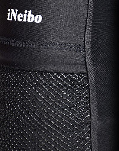 iNeibo Sportarmband FÃ¼r Smartphone bis 7 Zoll, Leichte Und atmungsaktive Sport Handytasche | Oberarmtasche ohne GÃ¼rtel, ReiÃŸ- Oder Klettverschluss Ideal FÃ¼r Joggen, Radfahren, Fitness. S/Schwarz