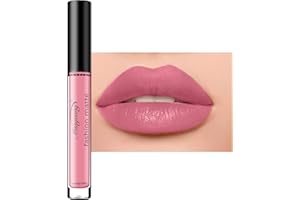 MRINB Encre à Lèvres Liquide Mate, Waterproof No Transfert Rouge à lèvres, Rouge a Levre Mat Longue Tenue, Haut pigmenté Rouge a Levre Mat, Résistant à la Transpiration Maquillage Pour les lèvres