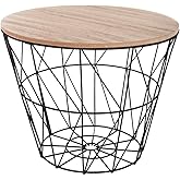 Atmosphera - Table d'appoint Kumi Noire D38 cm