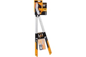 Fiskars Power Gear Astschere LX98 + Pflegeset im Set Astschneider Strauchschere