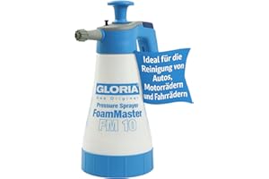 GLORIA Pulvérisateur à Mousse FoamMaster FM 10 (1L) | Mousse Active Variable (3 Niveaux) | Nettoyage Voiture, Jardin, Maison & Sanitaires | Robuste