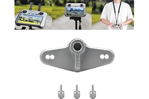 ZWLLKJGS RC2 Fahrradhalterung Adapter für DJI Air 3/Mini 4 Pro/DJI Mini 3/Mini 3 Pro RC mit Bildschirmfernbedienung 1/4 Schraube Port Stativhalterung Hals Lanyard Adapter Bike Base Zubehör (nicht für
