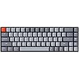 Keychron K6 65% Compact Wireless Mechanical Keyboard for Mac, Hot-swappable White Backlight, Bluetooth, Multitasking, Type-C Wired Gaming Keyboard for Windows with Gateron G Pro Blue Switch