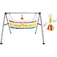 A to Z Hub Baby Cradle/ghodiyu/Swing/jhula/totitlu/uyalalu with Baby Hanging Sound Toy/Rattle Cute Toy and Cotton Cloth Hammock. (Style 3)