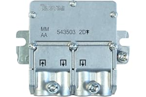 Televes 543503 – Mini-Splitter 5, 2400 MHz, EasyF 2D 4,3/4 db