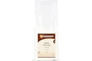 BONGIOVANNI FARINE E BONTA' NATURALI Farine à Pizza Napolitaine Type 00 W300 1kg