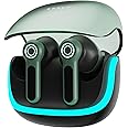 Boult Audio Z40 Gaming in Ear Earbuds with 60H Playtime, 40ms Ultra Low Latency, Quad Mic ENC, Fast Pairing, Breathing LEDs, Type-C Fast Charging, BTv 5.4, Made in India, Earbuds TWS (Black Moss)