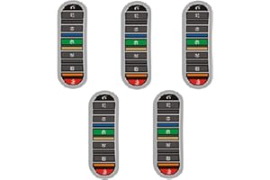 PW TOOLS Thermometerstreifen zum Aufkleben, 0?-70? Farbwechsel Thermometerstreifen, Tragbares Wasser Kaffee Verfärbungsthermometer, zur Temperaturmessung von Kaffeetassen