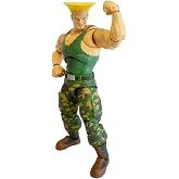 Jada Toys Street Fighter Figure Guile (15 cm) - Animated Collection and Action Figure from Street Fighter 2: The Final Challen