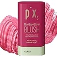 On-the-Glow Blush Stick RUBY (RED)- Cream Blush Stick with Blush Stick Brush