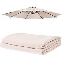 Parasole Ricambio Per Ombrellone 3m - Impermeabile E UV Resistente Per 8 Montanti - Foto 9