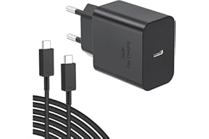 FFZZKJ 45W USB C Ladegerät GaN Tech Schnellladegerät für Samsung Galaxy S23/S23 Ultra/S23+/S22 Ultra/22+/S21 FE, Note10+/Tab S8 Ultra/S7, PD 3.0 Ladestecker PPS USB C Netzteil, mit 2M Schnellladekabel