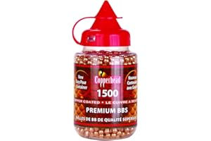 Crosman Copperhead 1500 BBs rame rivestiti in a Bottle