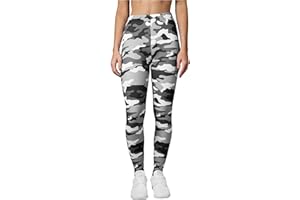 Urban Classics Camouflage Leggings - Wygodne spodnie sportowe, rozciągliwe spodnie treningowe z nadrukiem wojskowym, regularny krój skinny fit Kobiety