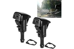 BIGYQIU 2PCS 86636Fg051,Windscreen Washer Jets,Windshield Washer Spray Nozzle,windscreen Washer Jet Cleaning Tool,Auto Car Window Water Spray Wiper Jet,Front Windshield Washer Nozzle Spare Replacements