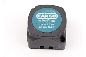 HC-CARGO HC Cargo Spannungsgesteuertes Trennrelais 12 V 140 A für Auto, Wohnmobil, Boot