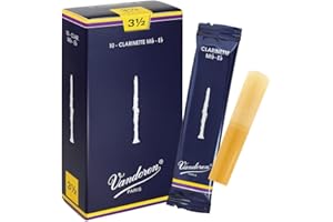 Boite de 10 anches Vandoren série "Traditionelle" pour Clarinette Mib - Force 3,5