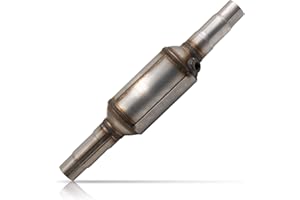 ‎DZANKEN Dzanken Universal Katalysator 3-Wege-Katalysator Katalysator Reiniger Auspuffrohr Universell 2000 ccm3 mit E 45/50/55mm Kennzeichnung EURO 3 Norm für Ford Skoda Opel AUDI V-W