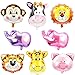 Produktbild ED-Lumos 8pcs Folienballons für Kinder Baby Ballon Tiere Kopf Party Geburtstagsgeschenk Dekoration Spielzeug