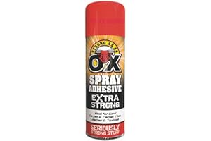 LIFE NECESSITIES Rapide Multipurpose Spray Glue - Extra Strong Adhesive for Carpet, Paper, Fabric, Tiles - 500ml