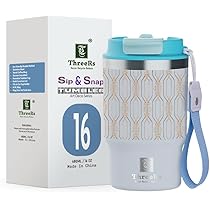 Bicchiere Termico Da Viaggio ThreeRs 480ml - Tenuta Stagna E Design Elegante - Foto 2