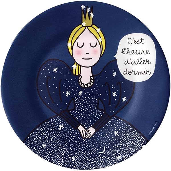 Prinz & Prinzessin Kinder Essteller "Ich Probiere Erst" - Motiv Teller