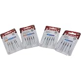 Singer Company 2020/2045/20246/2032 Set of 4 Sewing Needles for Stitch/Elastic/Cotton, Fabrics, Leather System 130/705 H (Fla