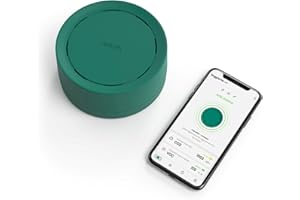 Radoff Now - Air Quality Monitor con Sensore Qualità Aria, Rilevatore CO2, COV, PM, Compatibile con Alexa - Gadget per Smart Home con Sensore Temperatura Wifi, Umidità Ambiente e Pressione Atmosferica