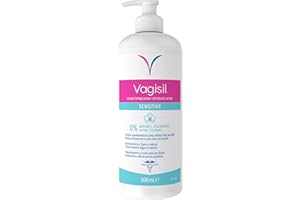 Vagisil Higiene Íntima Diaria Sensitive Mujer, Gel Para Uso Diario, Limpia Suavemente La Piel Sensible, Equilibra el pH, Sin Jabón, sin colorantes y sin fragancia, 500 ml