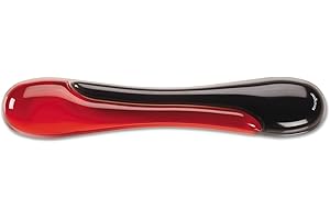 Kensington, Żelowa Podkładka Duo Gel pod Nadgarstki do Klawiatury, Kolor Czerwony/Czarny (62398)