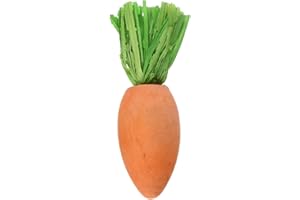 Rosewood Boredom Breaker Woodies Play Zanahorias para Animales pequeños, Transparente