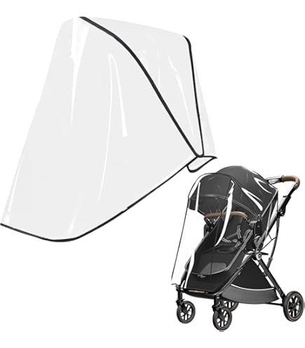 Pixini – Housse De Pluie PVC Transparente Pour Poussette – Imperméable – Compatible Modèles Pixini